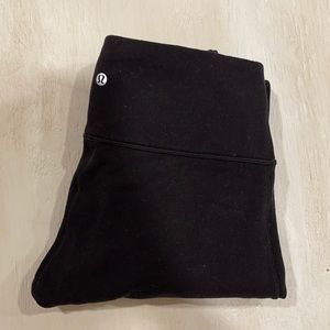 Lululemon Black Fleece Leggings 28”